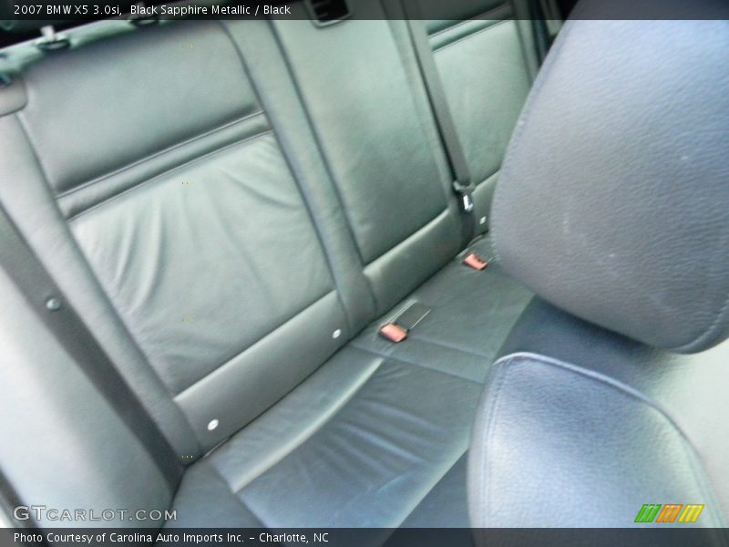 Black Sapphire Metallic / Black 2007 BMW X5 3.0si