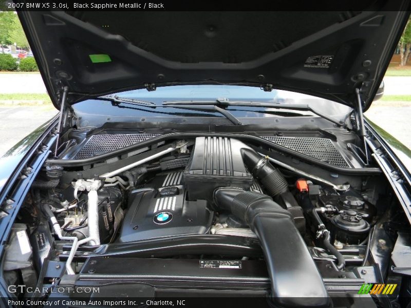 Black Sapphire Metallic / Black 2007 BMW X5 3.0si