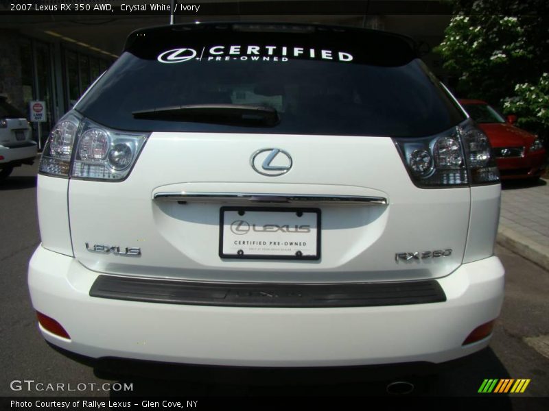 Crystal White / Ivory 2007 Lexus RX 350 AWD