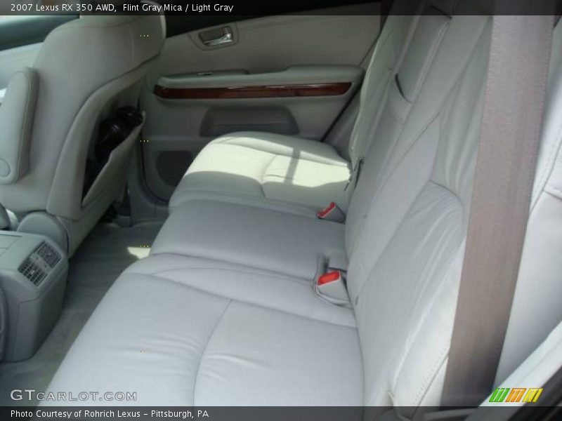 Flint Gray Mica / Light Gray 2007 Lexus RX 350 AWD