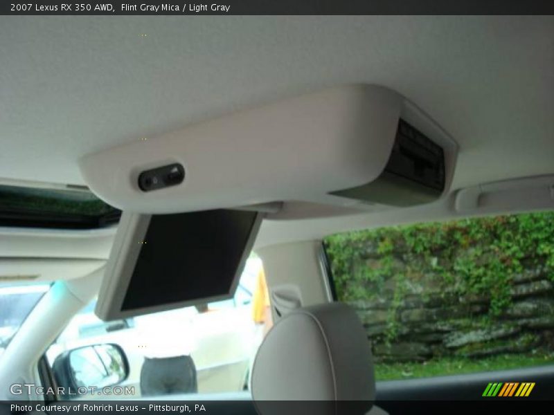 Flint Gray Mica / Light Gray 2007 Lexus RX 350 AWD