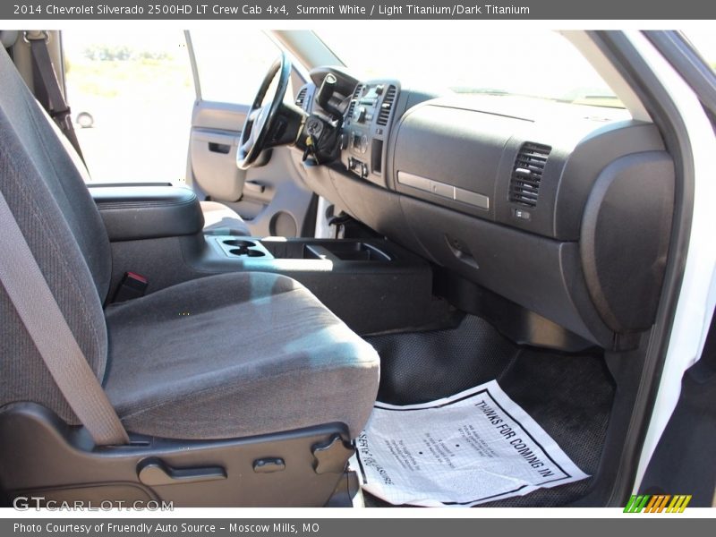 Summit White / Light Titanium/Dark Titanium 2014 Chevrolet Silverado 2500HD LT Crew Cab 4x4
