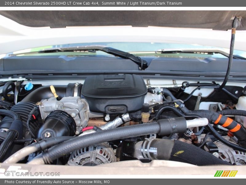 Summit White / Light Titanium/Dark Titanium 2014 Chevrolet Silverado 2500HD LT Crew Cab 4x4