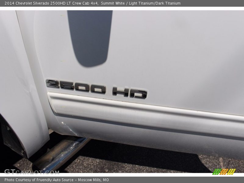 Summit White / Light Titanium/Dark Titanium 2014 Chevrolet Silverado 2500HD LT Crew Cab 4x4
