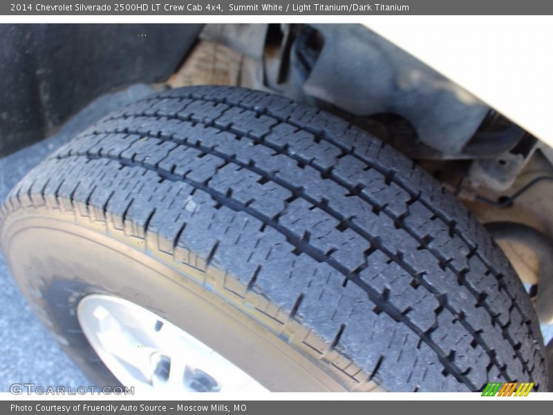 Summit White / Light Titanium/Dark Titanium 2014 Chevrolet Silverado 2500HD LT Crew Cab 4x4