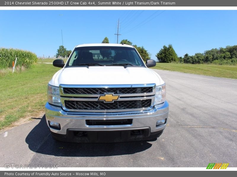Summit White / Light Titanium/Dark Titanium 2014 Chevrolet Silverado 2500HD LT Crew Cab 4x4