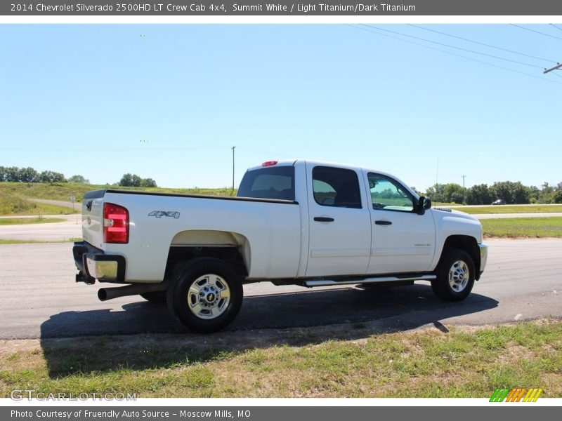 Summit White / Light Titanium/Dark Titanium 2014 Chevrolet Silverado 2500HD LT Crew Cab 4x4