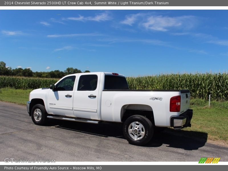 Summit White / Light Titanium/Dark Titanium 2014 Chevrolet Silverado 2500HD LT Crew Cab 4x4