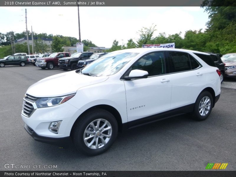 Summit White / Jet Black 2018 Chevrolet Equinox LT AWD