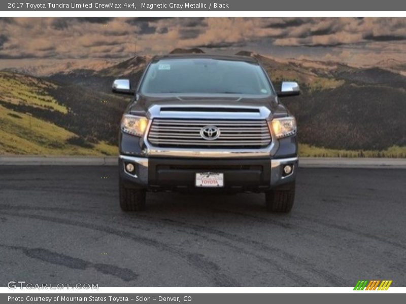 Magnetic Gray Metallic / Black 2017 Toyota Tundra Limited CrewMax 4x4