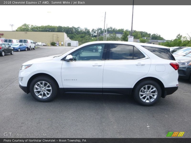 Summit White / Jet Black 2018 Chevrolet Equinox LT AWD