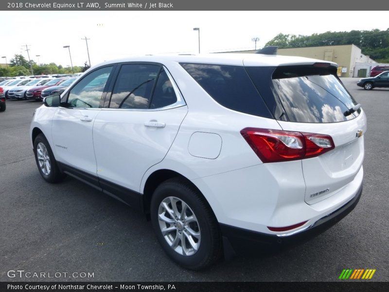 Summit White / Jet Black 2018 Chevrolet Equinox LT AWD