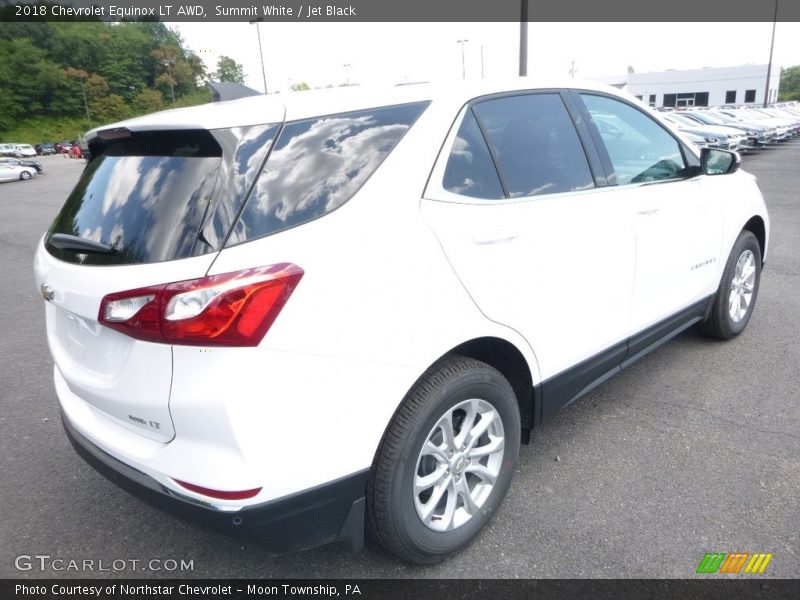 Summit White / Jet Black 2018 Chevrolet Equinox LT AWD