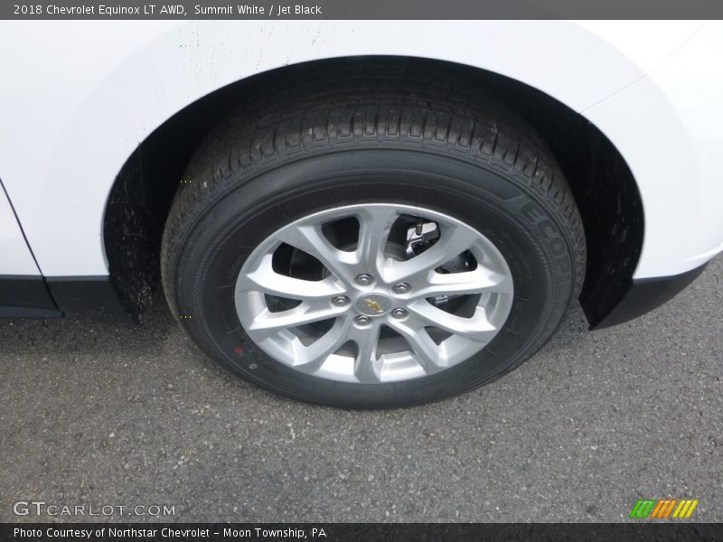 Summit White / Jet Black 2018 Chevrolet Equinox LT AWD