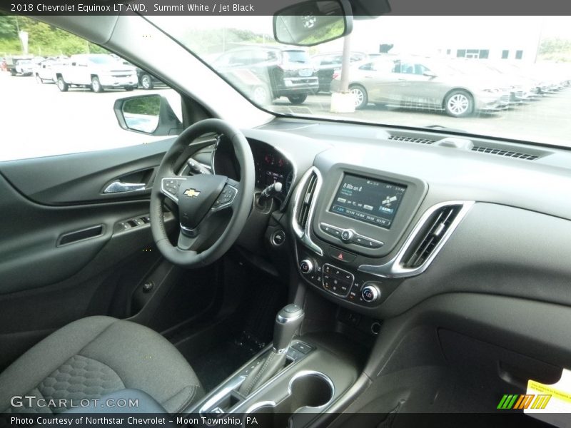 Summit White / Jet Black 2018 Chevrolet Equinox LT AWD