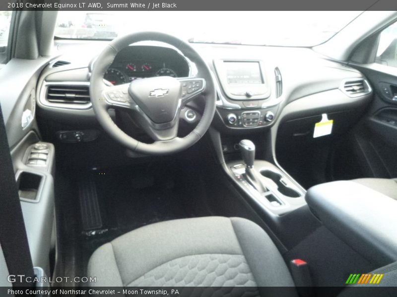 Summit White / Jet Black 2018 Chevrolet Equinox LT AWD