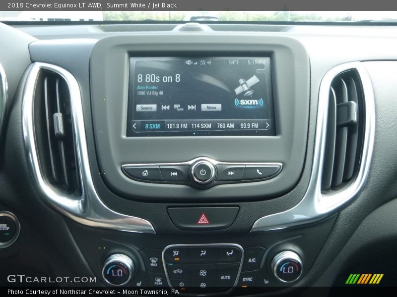 Summit White / Jet Black 2018 Chevrolet Equinox LT AWD