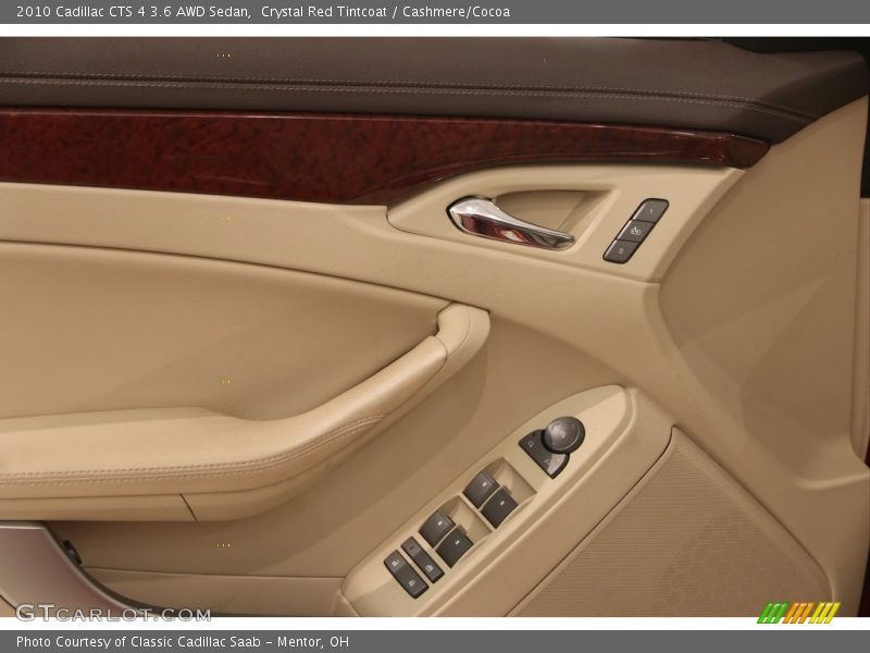 Crystal Red Tintcoat / Cashmere/Cocoa 2010 Cadillac CTS 4 3.6 AWD Sedan