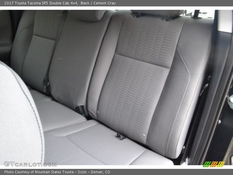 Black / Cement Gray 2017 Toyota Tacoma SR5 Double Cab 4x4