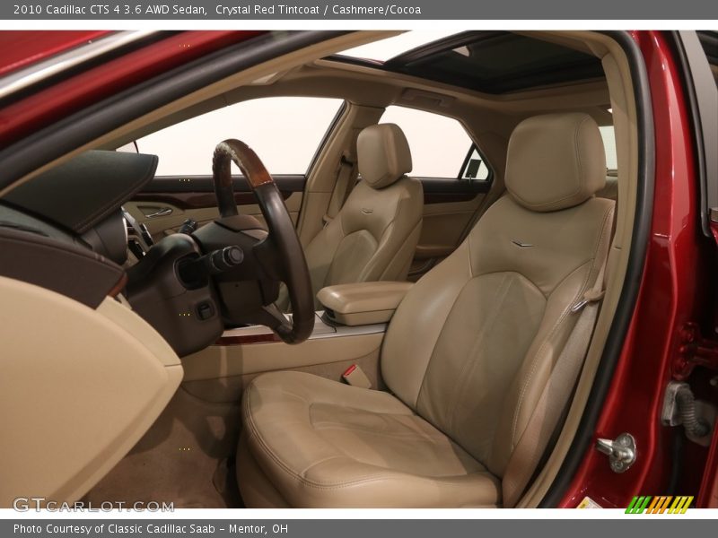 Crystal Red Tintcoat / Cashmere/Cocoa 2010 Cadillac CTS 4 3.6 AWD Sedan