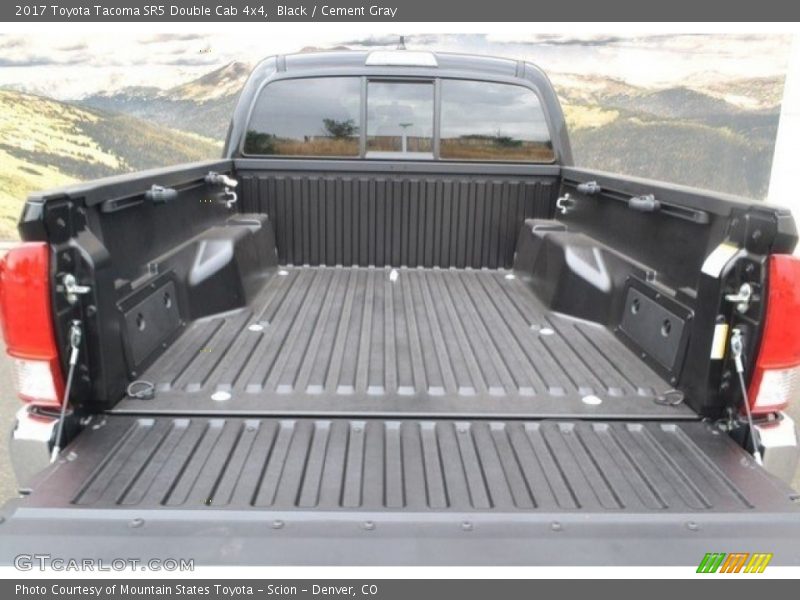 Black / Cement Gray 2017 Toyota Tacoma SR5 Double Cab 4x4