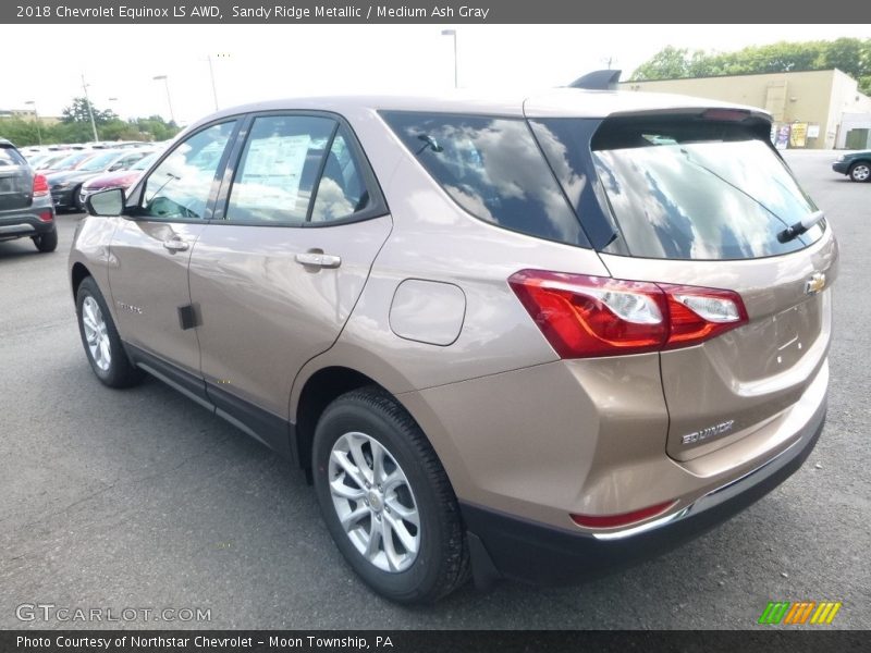 Sandy Ridge Metallic / Medium Ash Gray 2018 Chevrolet Equinox LS AWD