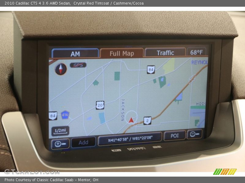 Crystal Red Tintcoat / Cashmere/Cocoa 2010 Cadillac CTS 4 3.6 AWD Sedan