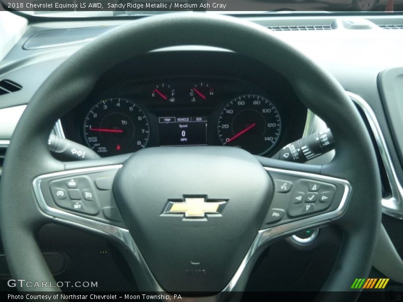 Sandy Ridge Metallic / Medium Ash Gray 2018 Chevrolet Equinox LS AWD