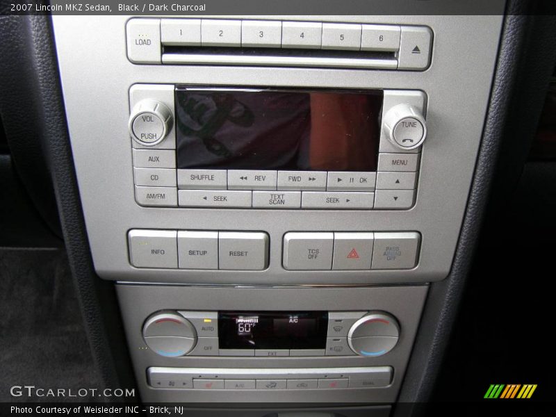 Black / Dark Charcoal 2007 Lincoln MKZ Sedan