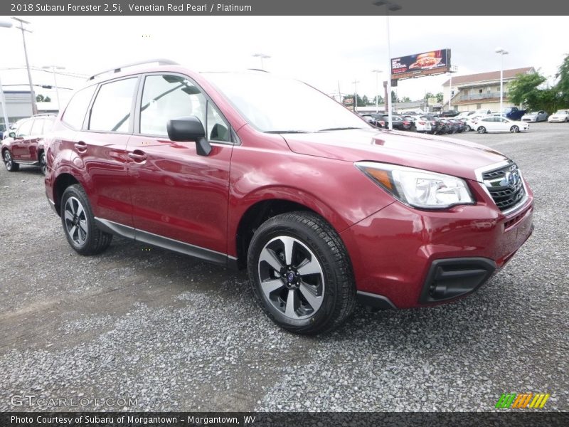 Venetian Red Pearl / Platinum 2018 Subaru Forester 2.5i