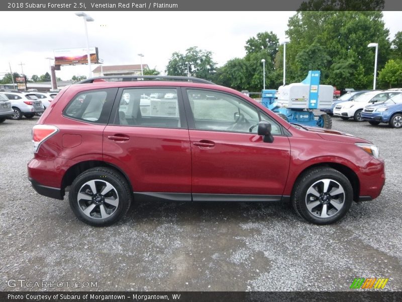 Venetian Red Pearl / Platinum 2018 Subaru Forester 2.5i