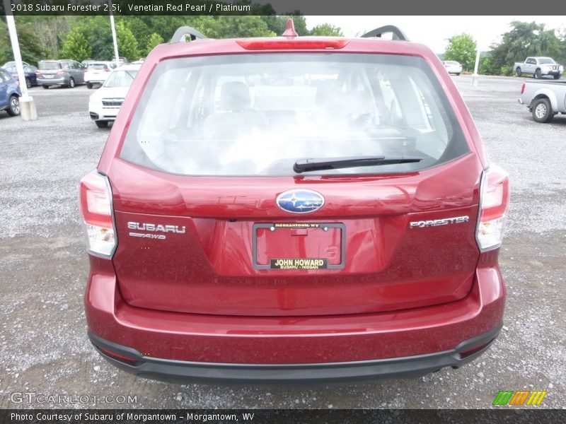 Venetian Red Pearl / Platinum 2018 Subaru Forester 2.5i