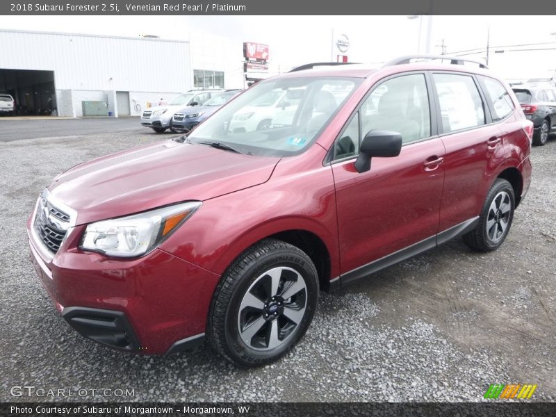 Venetian Red Pearl / Platinum 2018 Subaru Forester 2.5i