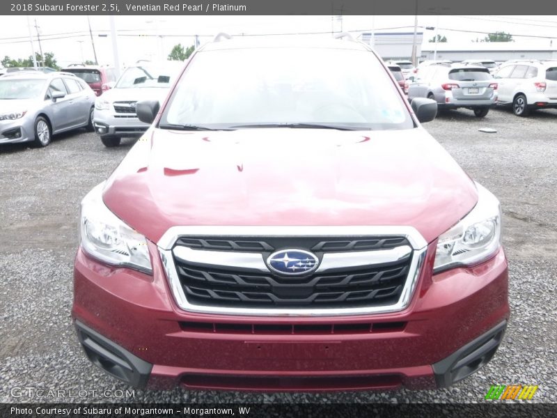 Venetian Red Pearl / Platinum 2018 Subaru Forester 2.5i