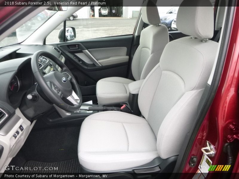 Venetian Red Pearl / Platinum 2018 Subaru Forester 2.5i