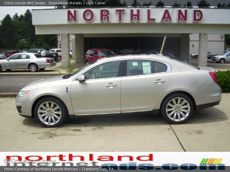 Smokestone Metallic / Light Camel 2009 Lincoln MKS Sedan