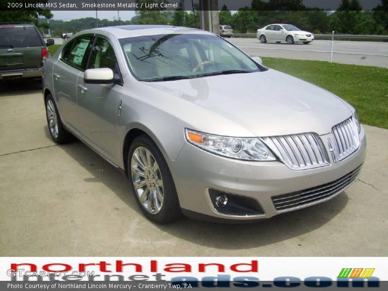 Smokestone Metallic / Light Camel 2009 Lincoln MKS Sedan
