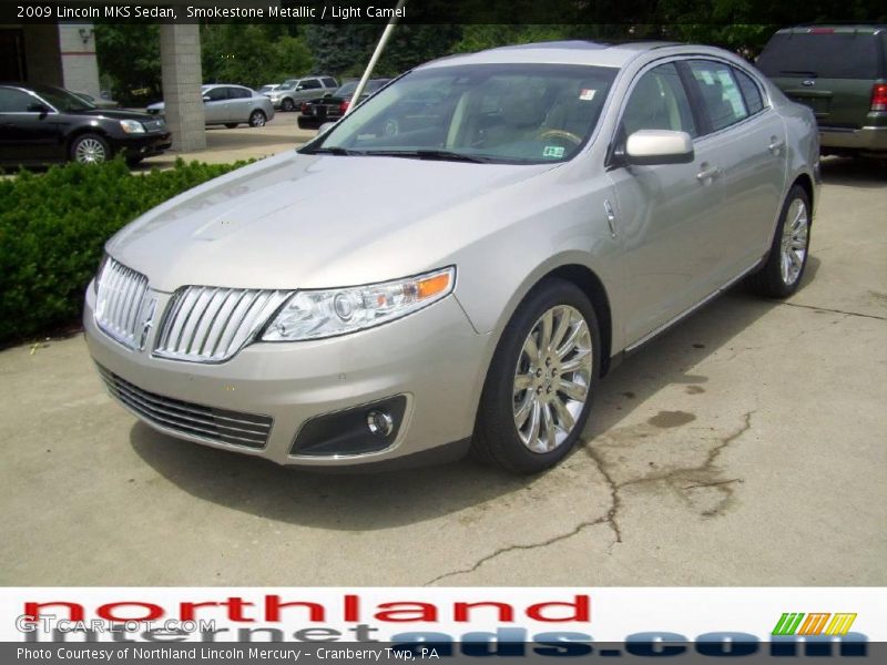 Smokestone Metallic / Light Camel 2009 Lincoln MKS Sedan