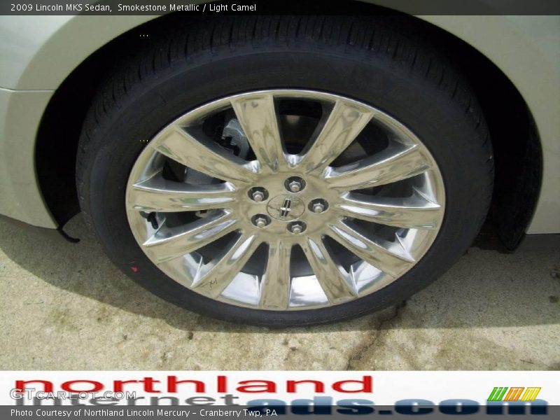 Smokestone Metallic / Light Camel 2009 Lincoln MKS Sedan