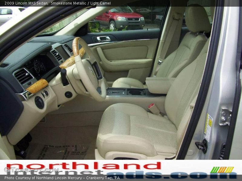 Smokestone Metallic / Light Camel 2009 Lincoln MKS Sedan