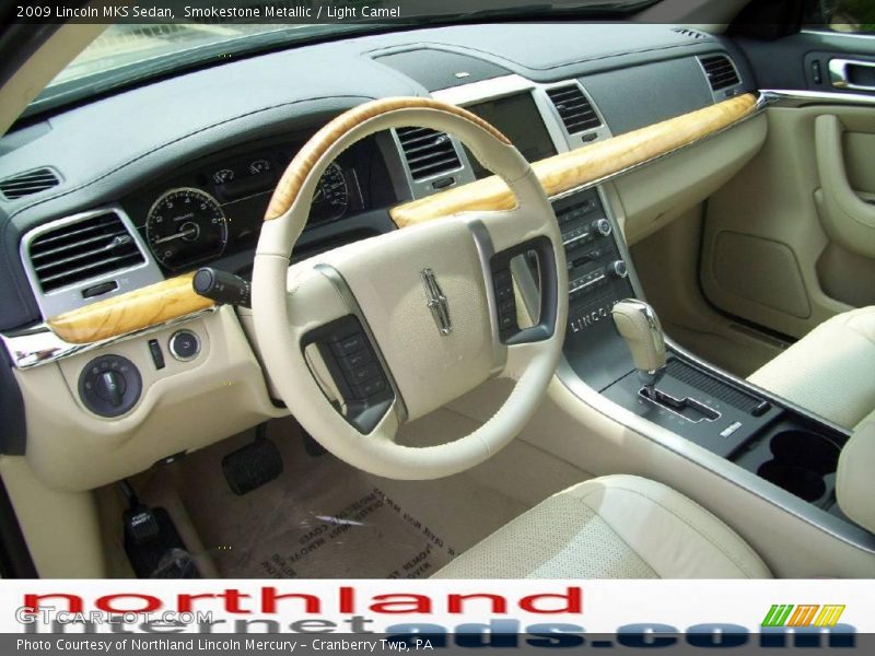Smokestone Metallic / Light Camel 2009 Lincoln MKS Sedan