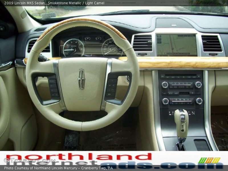 Smokestone Metallic / Light Camel 2009 Lincoln MKS Sedan