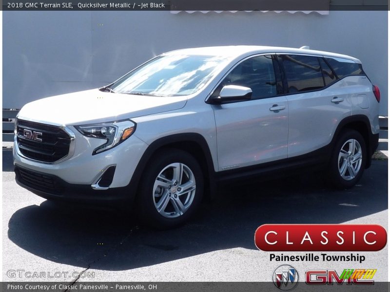 Quicksilver Metallic / ­Jet Black 2018 GMC Terrain SLE