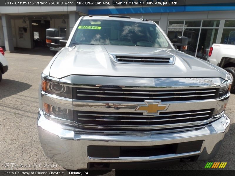 Silver Ice Metallic / Dark Ash/Jet Black 2017 Chevrolet Silverado 2500HD Work Truck Crew Cab 4x4