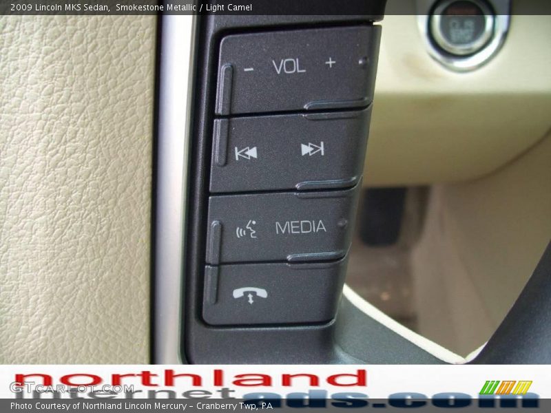 Smokestone Metallic / Light Camel 2009 Lincoln MKS Sedan