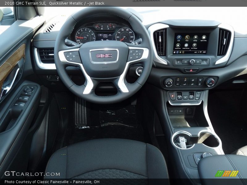 Quicksilver Metallic / ­Jet Black 2018 GMC Terrain SLE