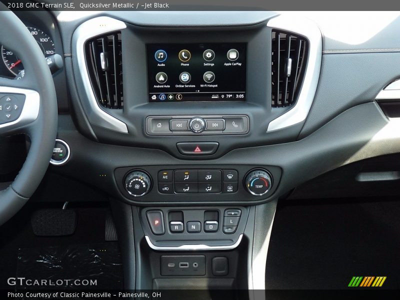 Quicksilver Metallic / ­Jet Black 2018 GMC Terrain SLE