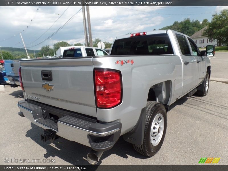 Silver Ice Metallic / Dark Ash/Jet Black 2017 Chevrolet Silverado 2500HD Work Truck Crew Cab 4x4