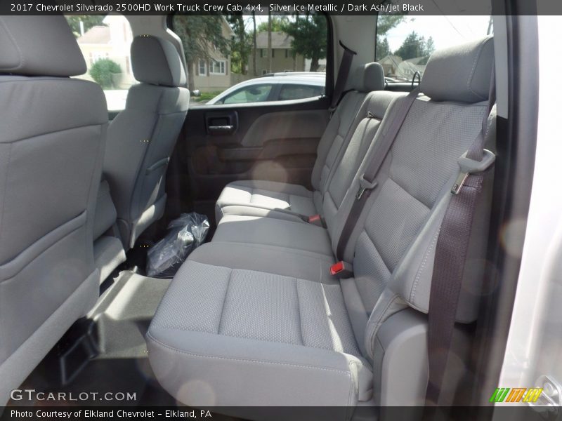 Rear Seat of 2017 Silverado 2500HD Work Truck Crew Cab 4x4