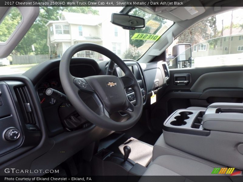 Silver Ice Metallic / Dark Ash/Jet Black 2017 Chevrolet Silverado 2500HD Work Truck Crew Cab 4x4